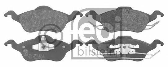 Комплект гальмівних колодок, дискове гальмо FEBI BILSTEIN 16279
