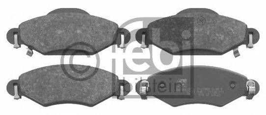 Комплект тормозных колодок, дисковый тормоз FEBI BILSTEIN 16576