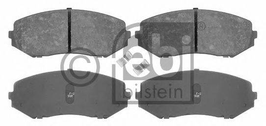 Комплект тормозных колодок, дисковый тормоз FEBI BILSTEIN 16648