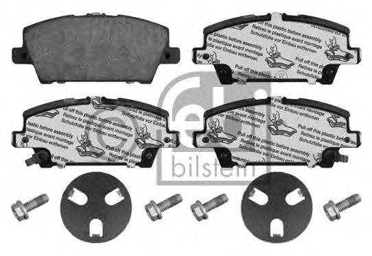 Комплект тормозных колодок, дисковый тормоз FEBI BILSTEIN 16802