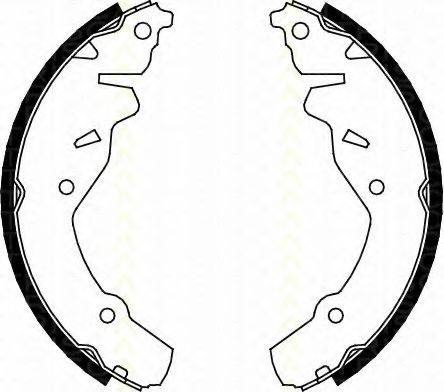 Комплект гальмівних колодок TRISCAN 8100 80002