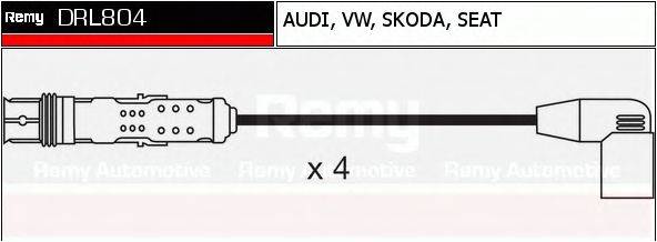 DELCO REMY DRL804 Комплект дротів запалення