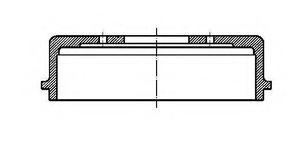 METELLI 180233 Тормозной барабан