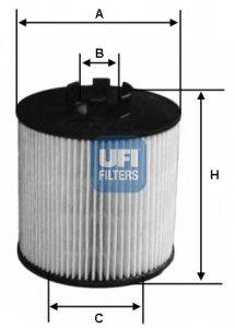 UFI 2506400 Масляний фільтр