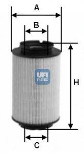 Топливный фильтр UFI 26.014.00