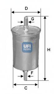 Топливный фильтр UFI 31.710.00
