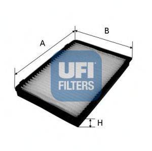 Фільтр, повітря у внутрішньому просторі UFI 53.151.00