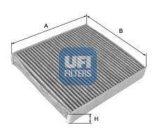 Фильтр, воздух во внутренном пространстве UFI 54.114.00