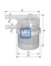 Топливный фильтр UFI 31.020.00