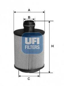 Масляний фільтр UFI 25.088.00