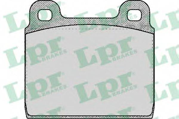 Комплект гальмівних колодок, дискове гальмо LPR 05P109
