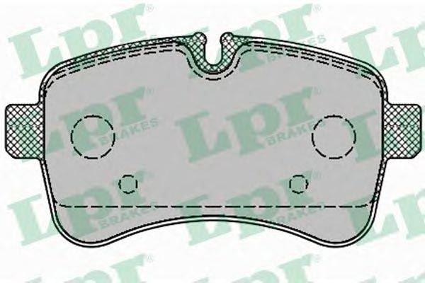 Комплект тормозных колодок, дисковый тормоз LPR 05P1296