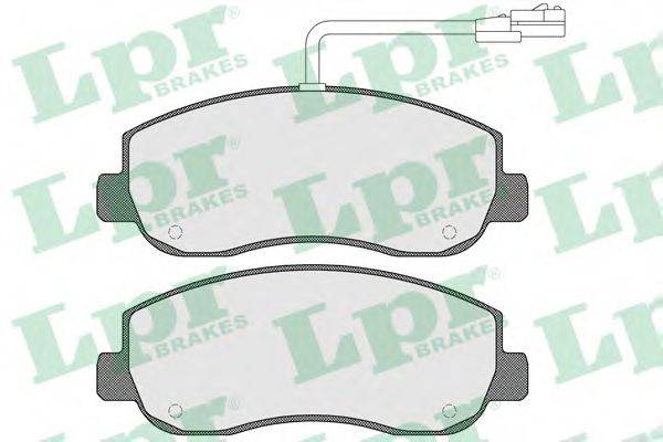 Комплект тормозных колодок, дисковый тормоз LPR 05P1579