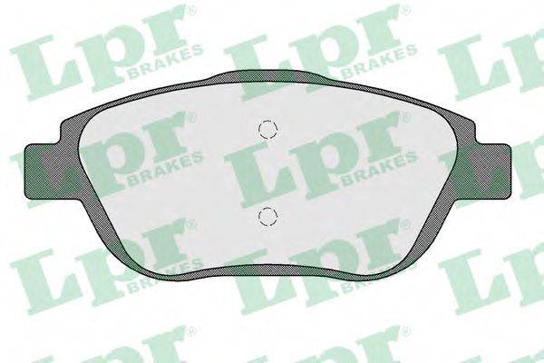 Комплект тормозных колодок, дисковый тормоз LPR 05P1590