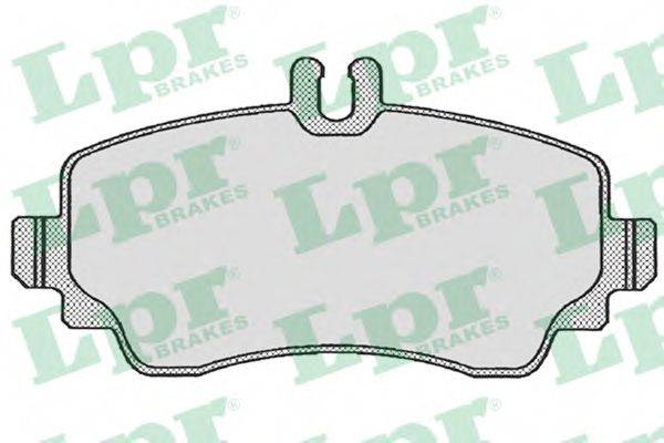 Комплект тормозных колодок, дисковый тормоз LPR 05P671