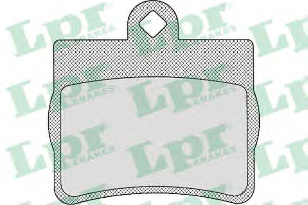 Комплект тормозных колодок, дисковый тормоз LPR 05P725