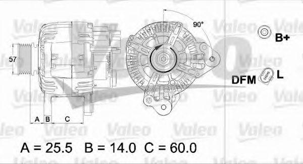 VALEO 437469 Генератор