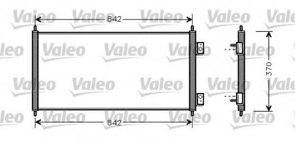 VALEO 818050 Конденсатор, кондиціонер