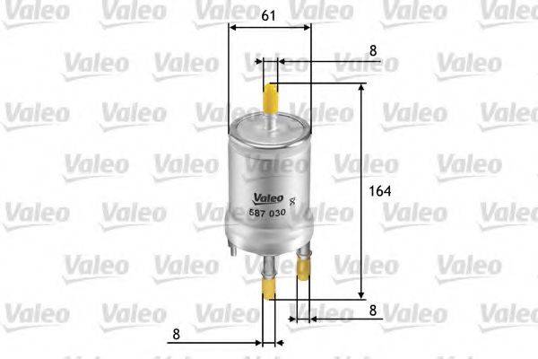 VALEO 587030 Паливний фільтр