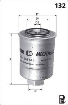 Топливный фильтр MECAFILTER ELG5263
