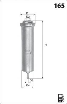 Паливний фільтр MECAFILTER ELG5450