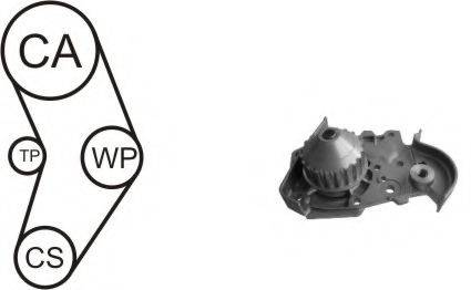 Водяной насос + комплект зубчатого ремня AIRTEX WPK-157801