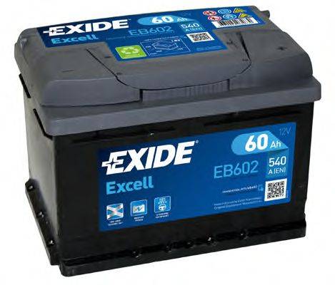 EXIDE EB602 Стартерная аккумуляторная батарея; Стартерная аккумуляторная батарея