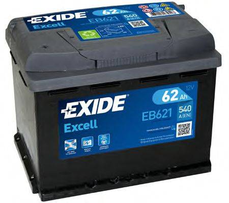 Стартерная аккумуляторная батарея; Стартерная аккумуляторная батарея EXIDE _EB621