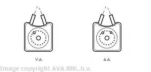 AVA QUALITY COOLING VW3147 масляний радіатор, моторне масло