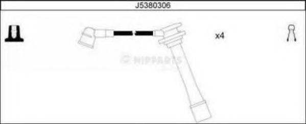 Комплект проводов зажигания NIPPARTS J5380306