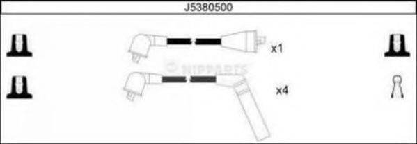 Комплект дротів запалення NIPPARTS J5380500