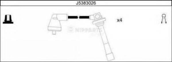 Комплект дротів запалення NIPPARTS J5383026