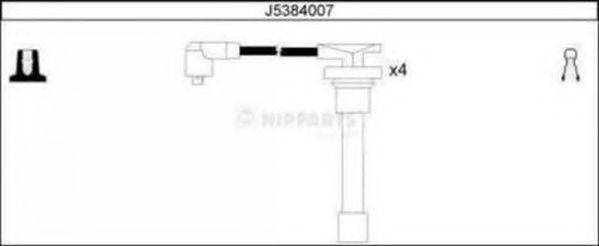 Комплект проводов зажигания NIPPARTS J5384007