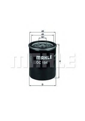 Масляний фільтр MAHLE ORIGINAL OC 194