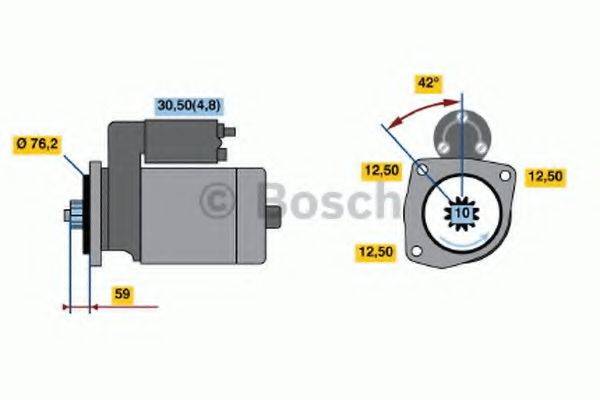 BOSCH 0986020330 Стартер