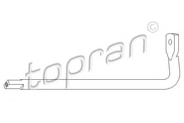 Натяжная планка, поликлиновой ремень TOPRAN 109 743