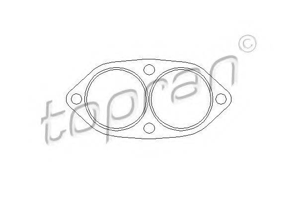 Прокладка, труба вихлопного газу TOPRAN 201 739