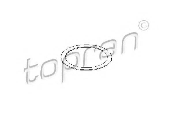 TOPRAN 205653 Прокладка, труба вихлопного газу