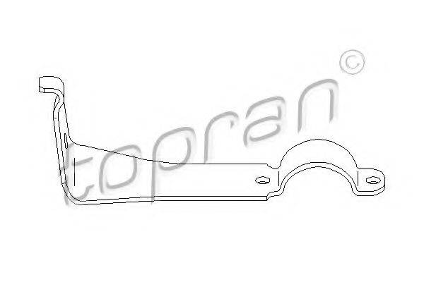 Кронштейн, подвеска стабилизато TOPRAN 401 493