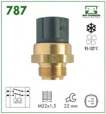 MTE-THOMSON 787 Термові вимикач, вентилятор радіатора