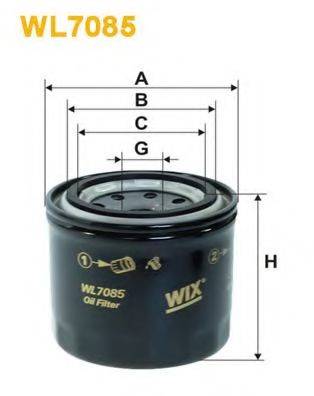 Масляный фильтр WIX FILTERS WL7085