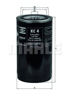 Топливный фильтр KNECHT KC 4