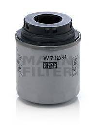 Масляний фільтр MANN-FILTER W 712/94