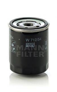 Масляний фільтр MANN-FILTER W 712/54