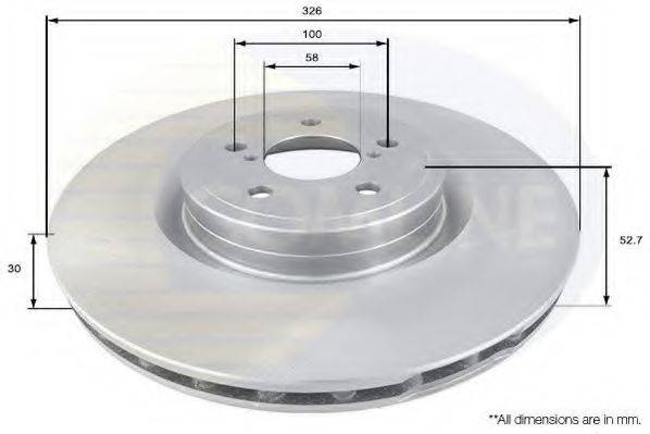 Тормозной диск COMLINE ADC0815V