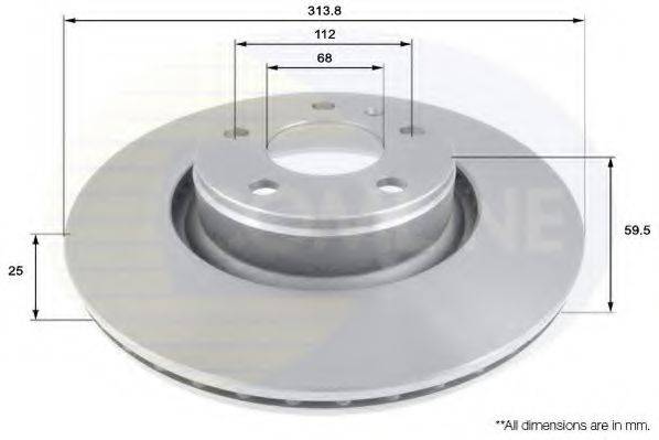 Тормозной диск COMLINE ADC1470V