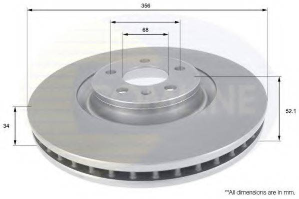 Тормозной диск COMLINE ADC2603V