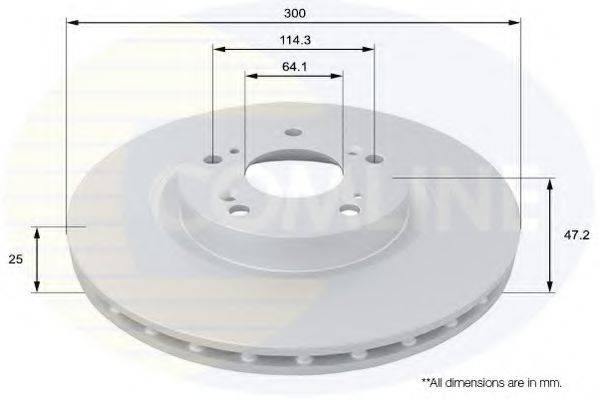 Тормозной диск COMLINE ADC0568V