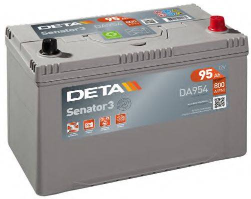 Стартерна акумуляторна батарея; Стартерна акумуляторна батарея DETA DA954