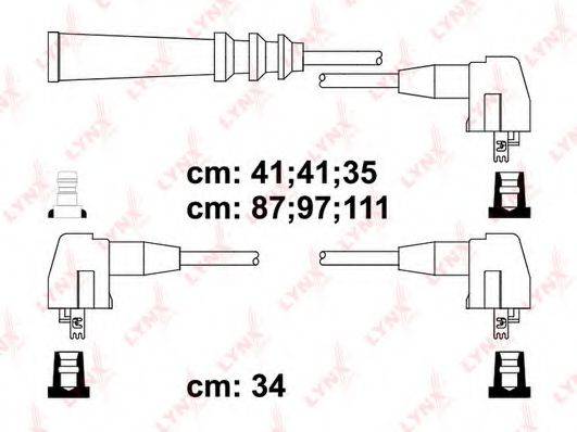 LYNXAUTO SPC7526 Комплект проводов зажигания